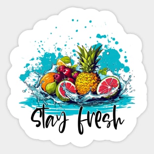 Tropical fruits Sticker